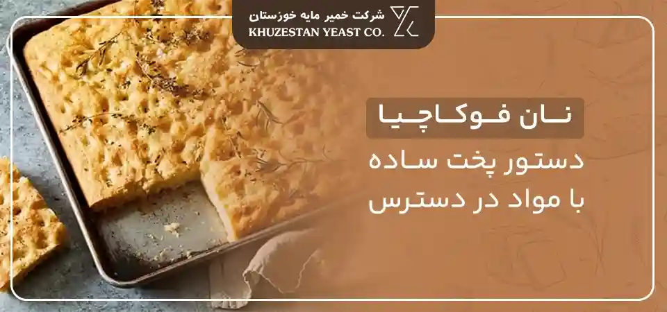 نان فوکاچیا | دستور پخت ساده با مواد در دسترس